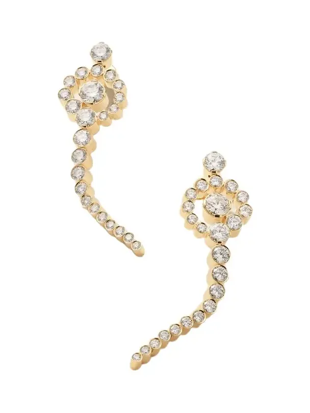 Escargot De Rêve 18-karat Gold Diamond Earrings Escargot De Rêve 18-karat Gold Diamond Earrings