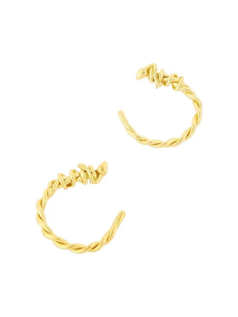 YSSO Snake Gold-plated Hoop Earrings | Image 1 YSSO Snake Gold-plated Hoop Earrings | Image 1
