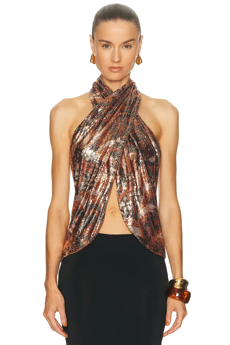 Johanna Ortiz Glimmering Frost Top