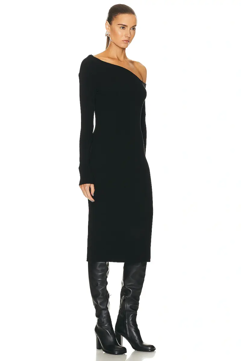 ENZA COSTA Knit One Shoulder Dress | Thumbnail 2
