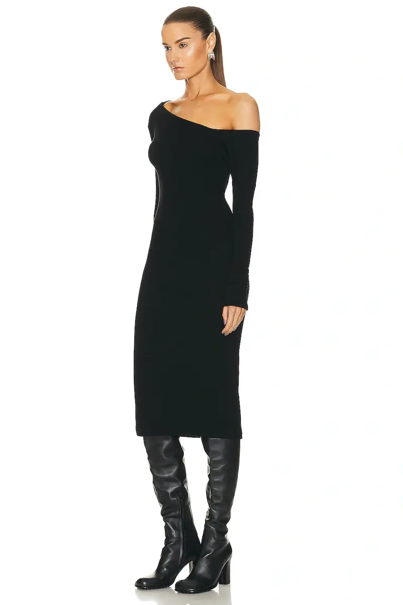 ENZA COSTA Knit One Shoulder Dress | Thumbnail 3