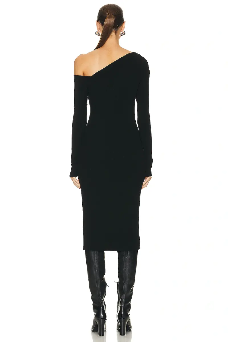 ENZA COSTA Knit One Shoulder Dress | Thumbnail 4