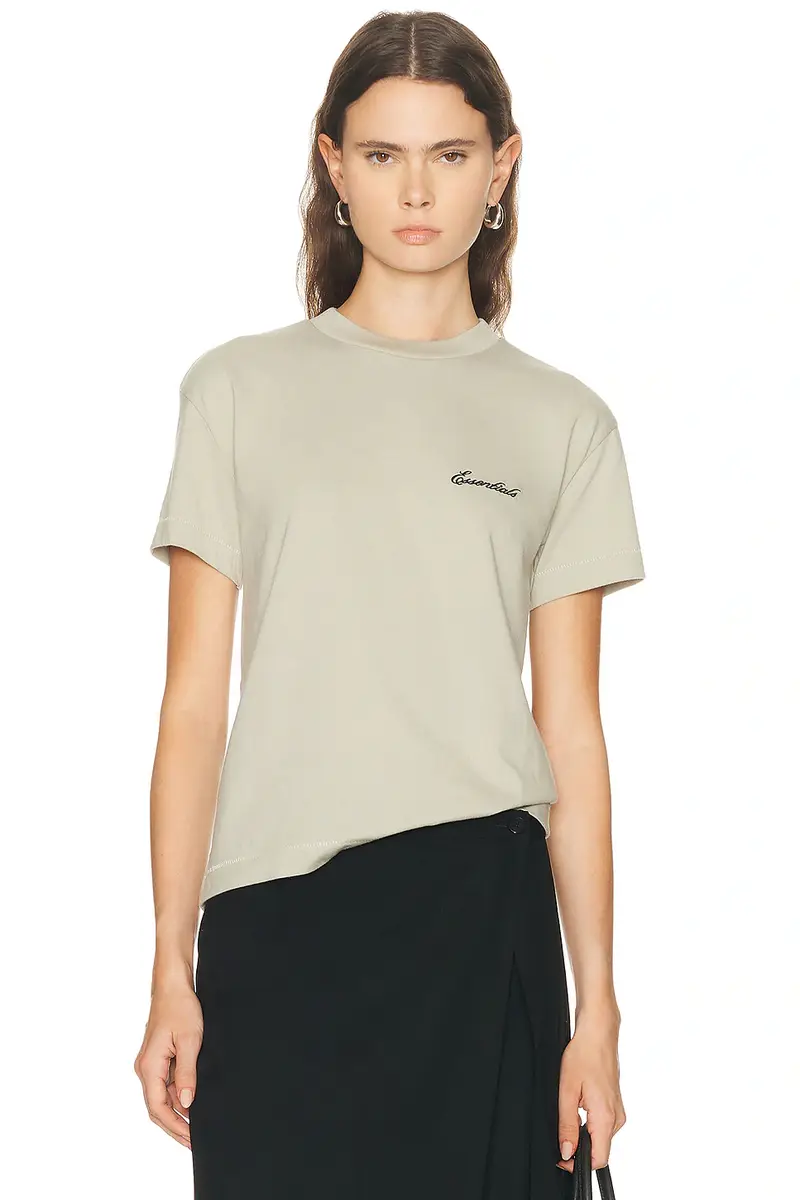 Fear of God ESSENTIALS Classic Fit Tee | Image 1 Fear of God ESSENTIALS Classic Fit Tee | Image 1