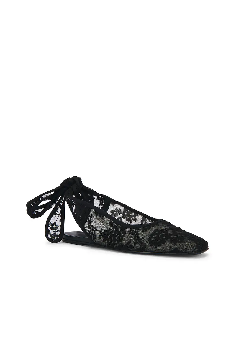 Magda Butrym Lace Ballet Flat | Thumbnail 4 Magda Butrym Lace Ballet Flat | Thumbnail 4
