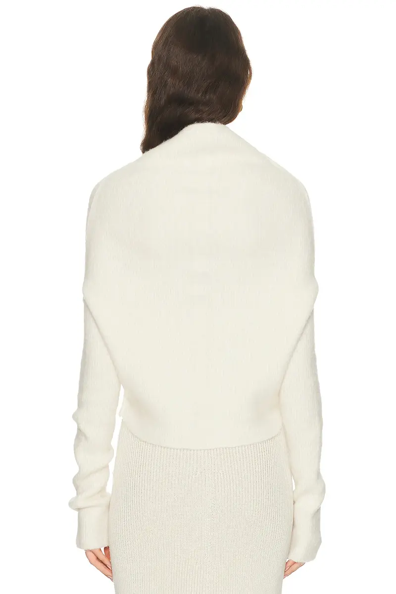 Rick Owens Long Sleeve Cowl Sweater | Thumbnail 3 Rick Owens Long Sleeve Cowl Sweater | Thumbnail 3