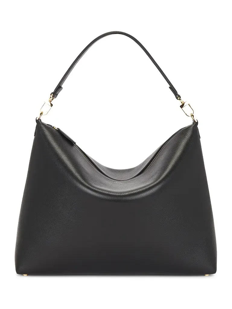 Medium Bevel Grained Leather Bag Medium Bevel Grained Leather Bag