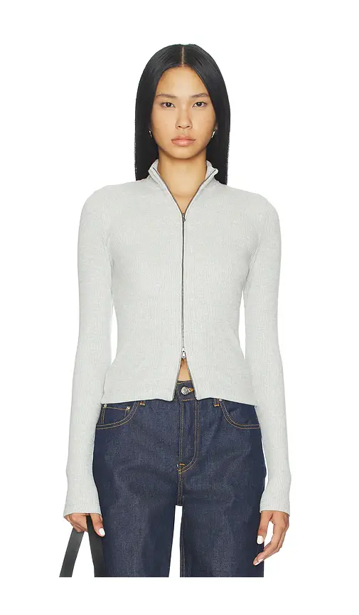 Citizens of Humanity Zip Cardigan | Image 1 Citizens of Humanity Zip Cardigan | Image 1