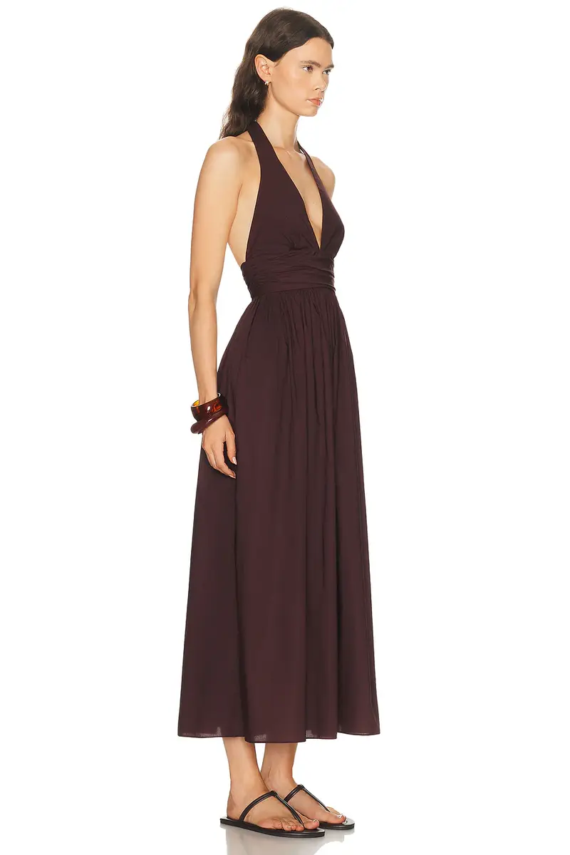 Matteau Plunge Halter Dress | Thumbnail 2