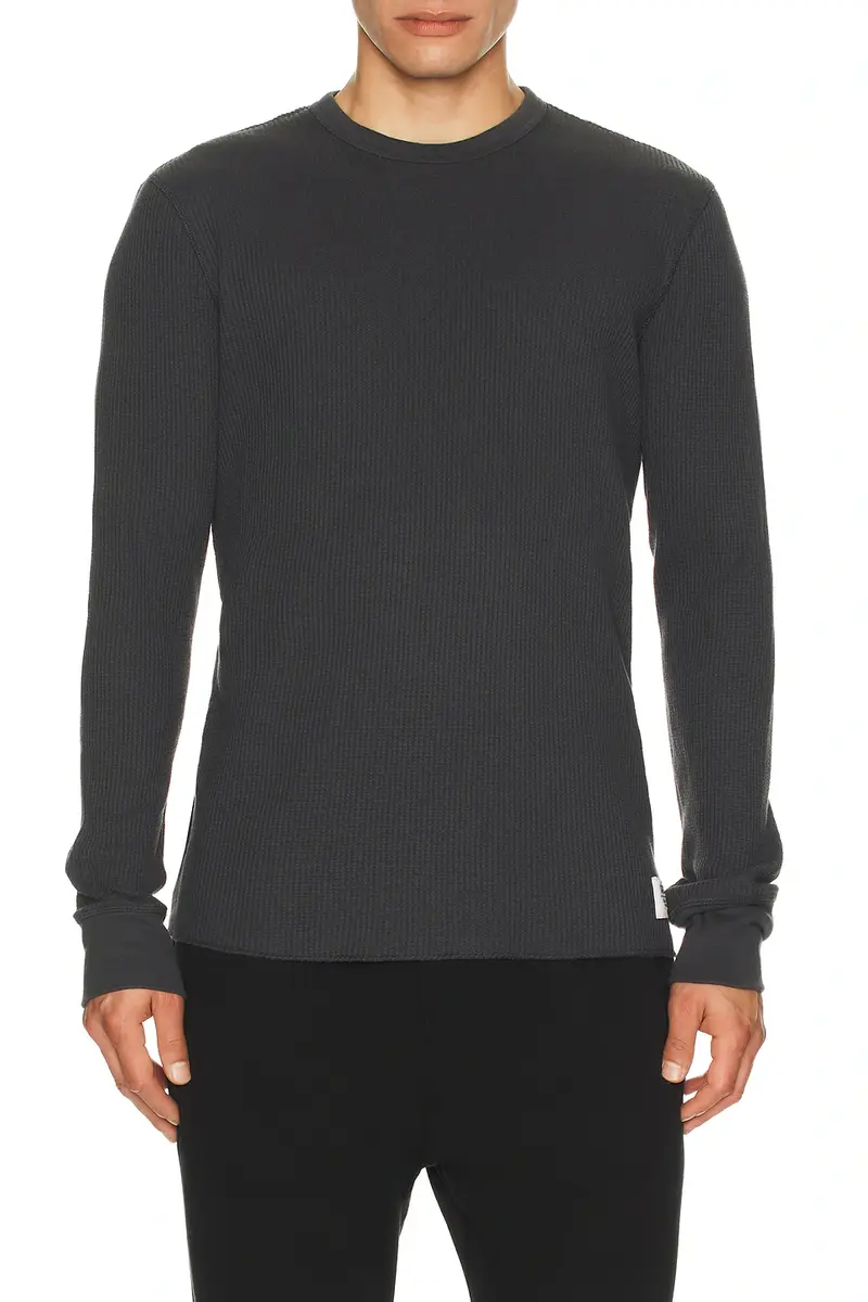 Skims Waffle Long Sleeve Top | Thumbnail 3