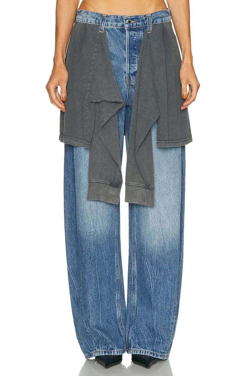 Alexander Wang Pre-Styled Straight Leg | Image 1 Alexander Wang Pre-Styled Straight Leg | Image 1