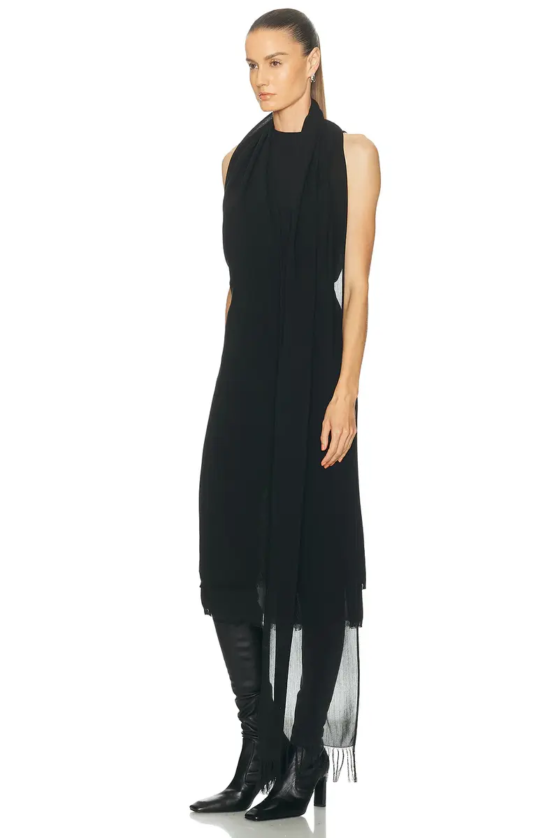 TOTEME Fringed Scarf Dress | Thumbnail 2