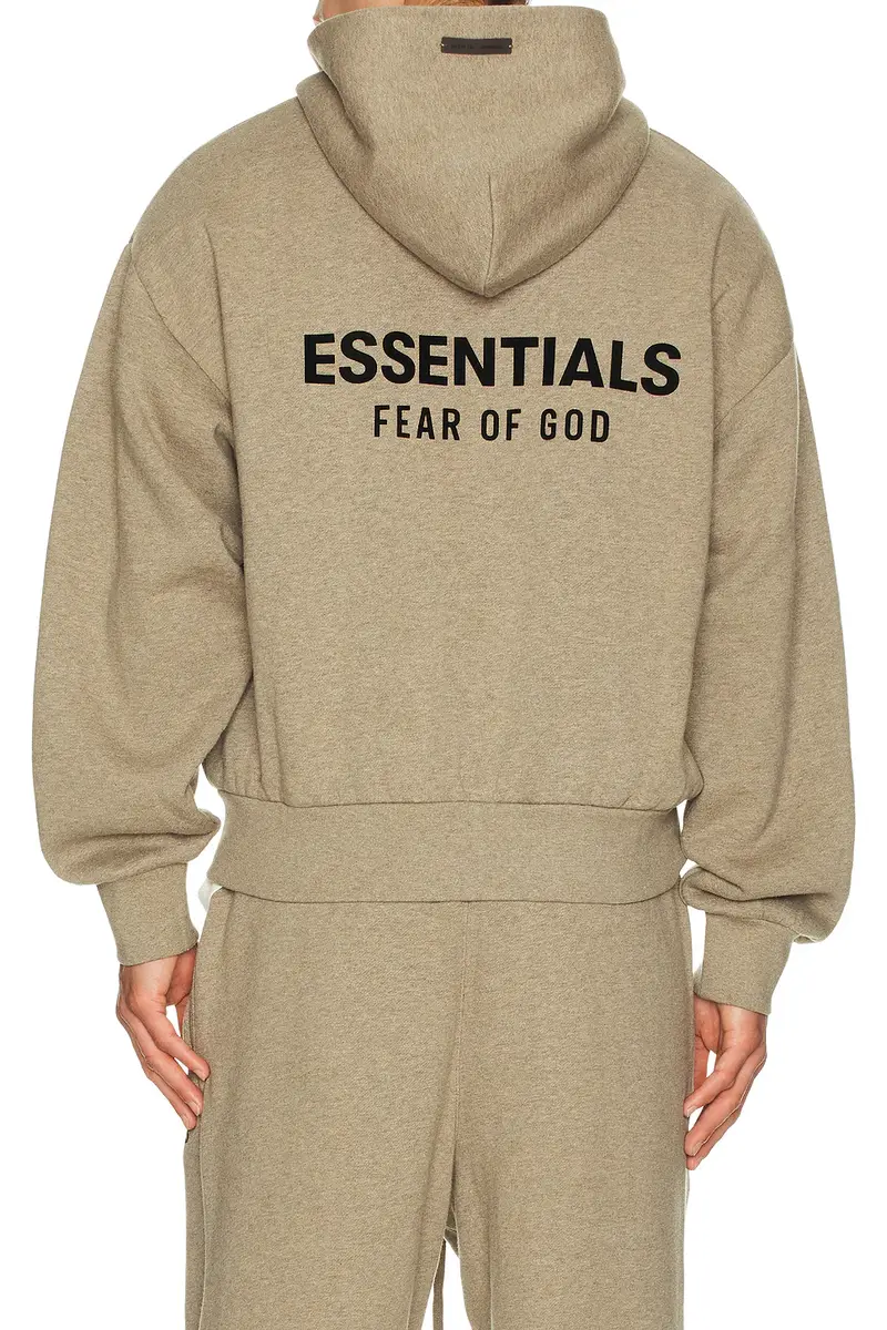 Fear of God ESSENTIALS Classic Full Zip Up Hoodie | Thumbnail 3