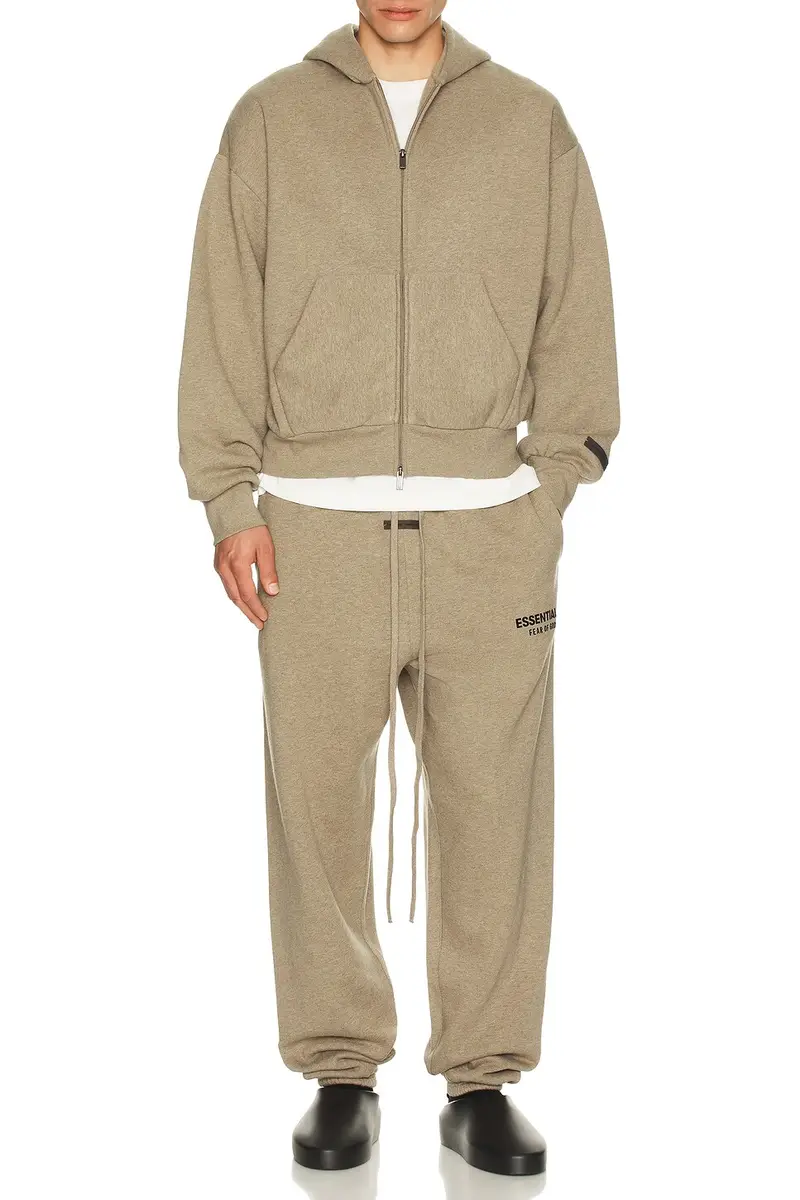 Fear of God ESSENTIALS Classic Full Zip Up Hoodie | Thumbnail 5