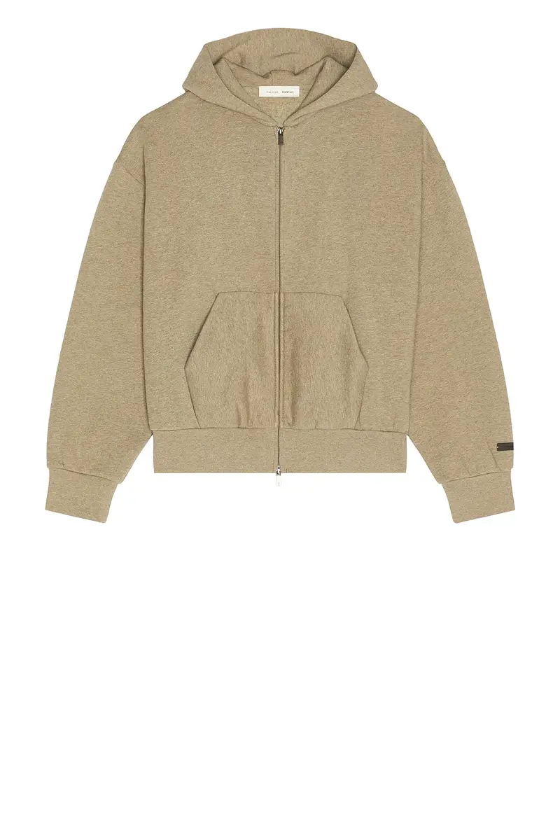 Fear of God ESSENTIALS Classic Full Zip Up Hoodie | Thumbnail 6
