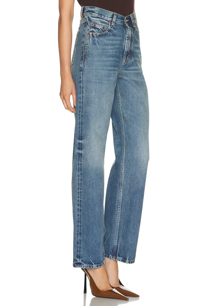 Saint Laurent V-Waist Baggy Wide Leg | Thumbnail 2 Saint Laurent V-Waist Baggy Wide Leg | Thumbnail 2