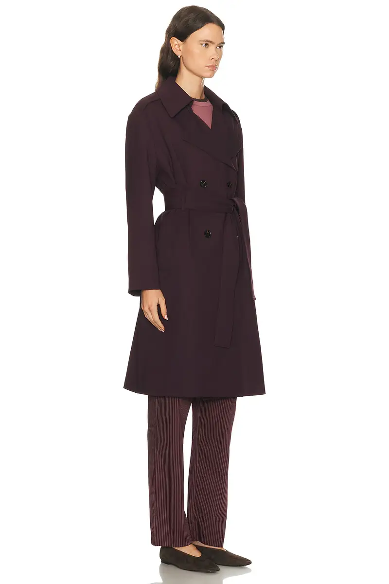 LESET Jane Double Breasted Trench Coat | Thumbnail 3