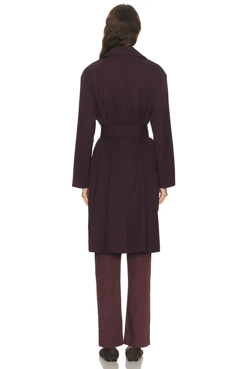 LESET Jane Double Breasted Trench Coat | Thumbnail 4