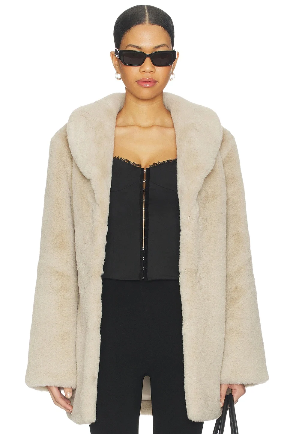 MAJORELLE Tatiana Faux Fur Coat