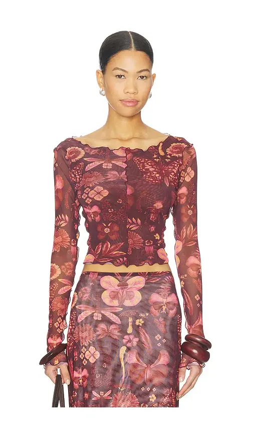 Agua Bendita Liana Crop Top | Image 1 Agua Bendita Liana Crop Top | Image 1