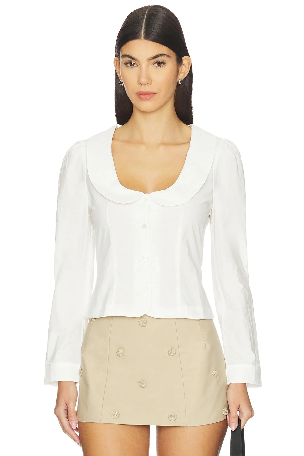 My Mum Made It Curved Collar Button Shirt