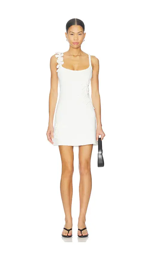 AMUR Deedra Floral Knit Midi Dress | Image 1 AMUR Deedra Floral Knit Midi Dress | Image 1