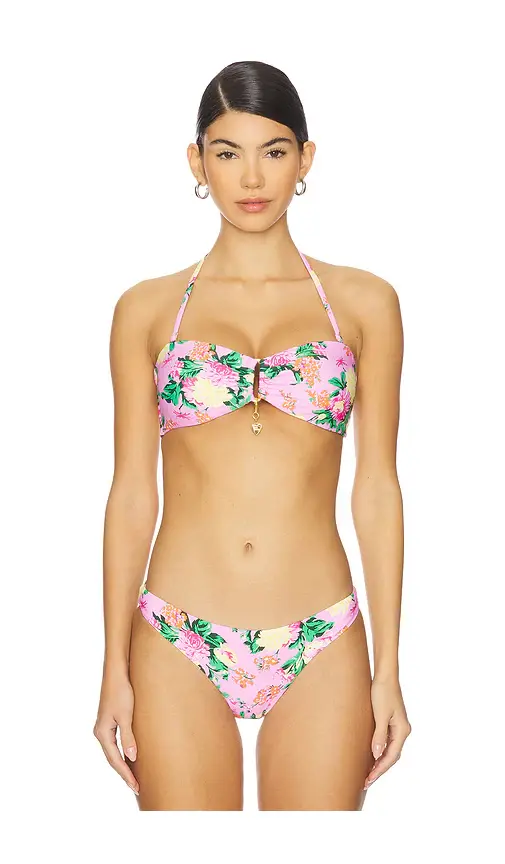PQ Detail Bandeau Bikini Top inDahlia | Thumbnail 2 PQ Detail Bandeau Bikini Top inDahlia | Thumbnail 2