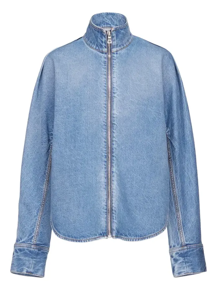 Zipped Denim Shirt Zipped Denim Shirt