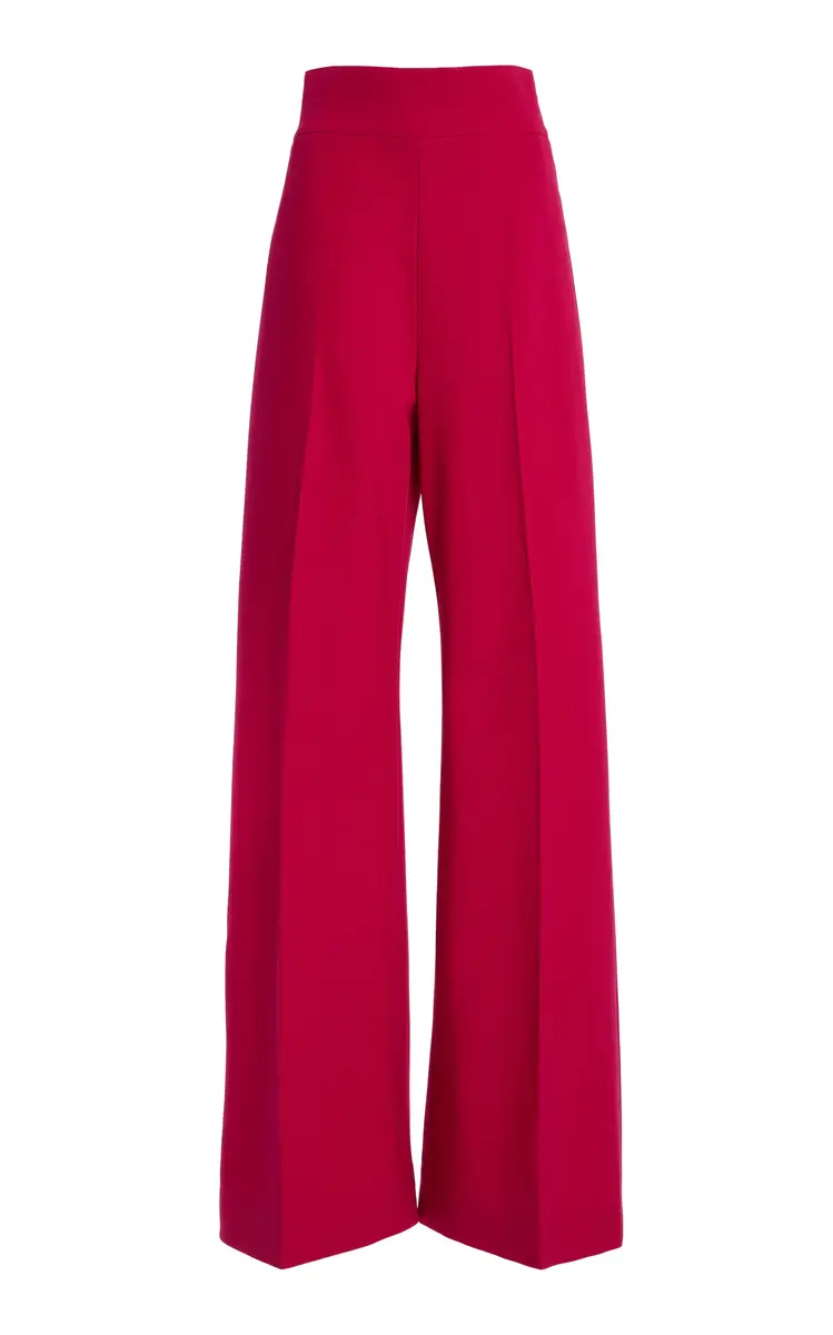 Carolina Herrera Bi-Stretch Wool Tailoring Wide-Leg Pants | Thumbnail 6