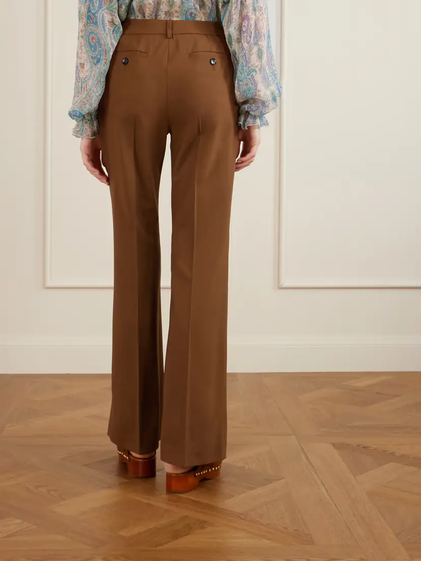 Etro Wool-blend Flared Pants | Thumbnail 4 Etro Wool-blend Flared Pants | Thumbnail 4