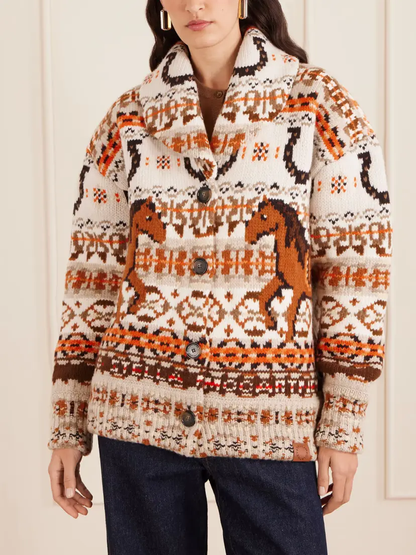 Stella McCartney Jacquard-knit Wool Cardigan | Thumbnail 3