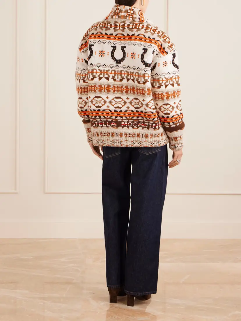 Stella McCartney Jacquard-knit Wool Cardigan | Thumbnail 4