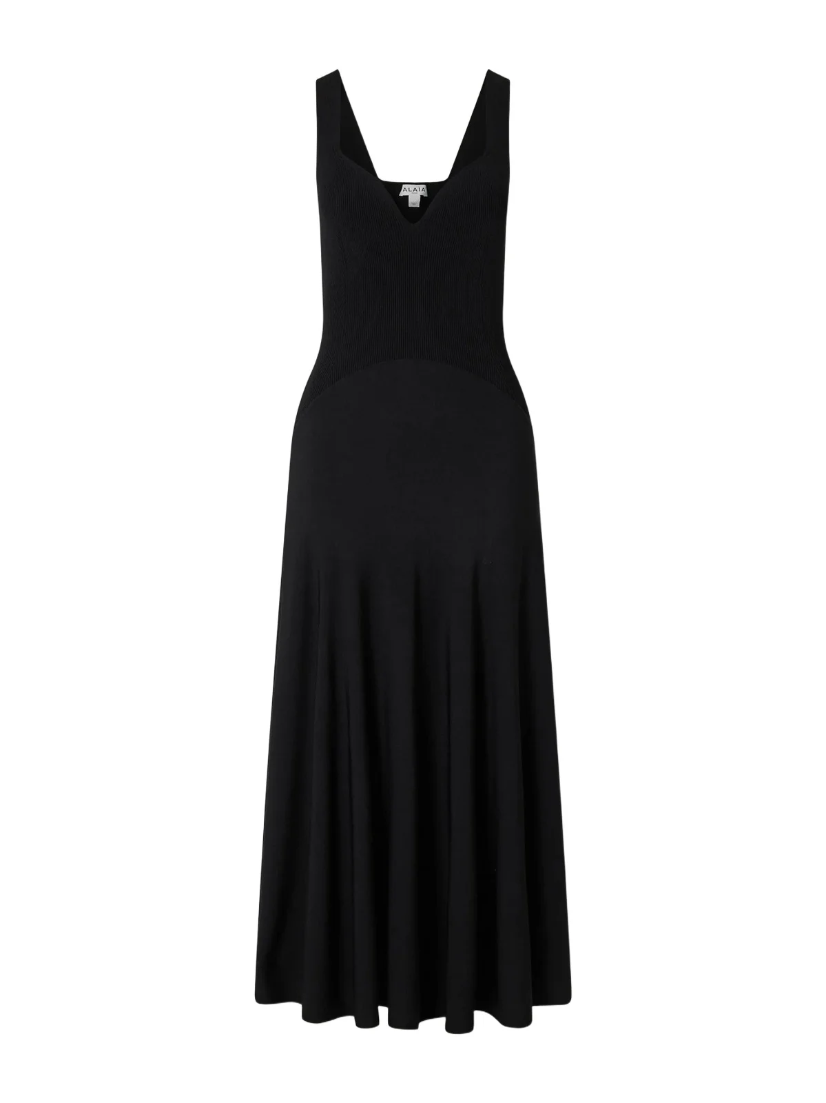 Ribbed-knit And Jersey Pleated Midi Dress Ribbed-knit And Jersey Pleated Midi Dress
