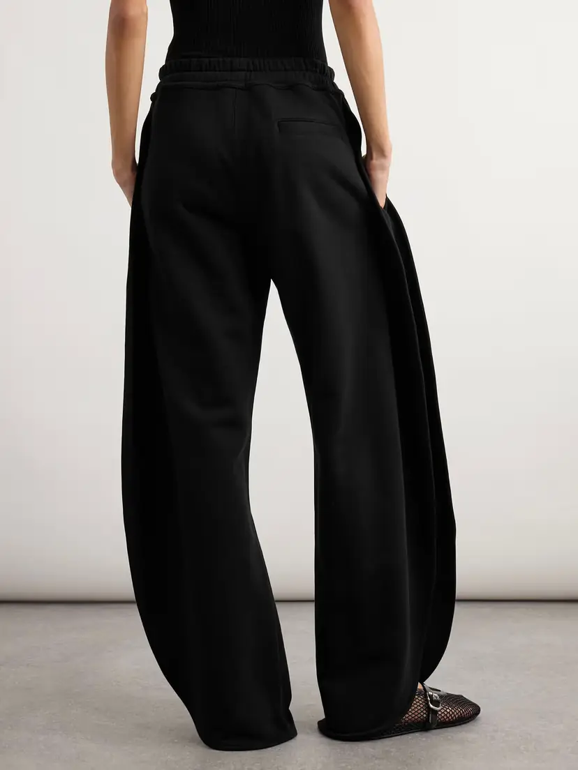 ALAÏA Petal Cotton-jersey Barrel-leg Track Pants | Thumbnail 3 ALAÏA Petal Cotton-jersey Barrel-leg Track Pants | Thumbnail 3