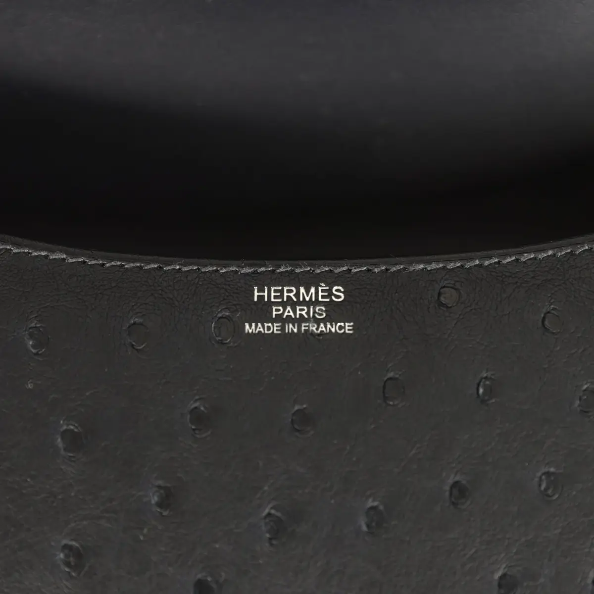 HERMÈS Hermes Constance 1-24 Caban Ostrich Palladium Hardware | Thumbnail 7 HERMÈS Hermes Constance 1-24 Caban Ostrich Palladium Hardware | Thumbnail 7
