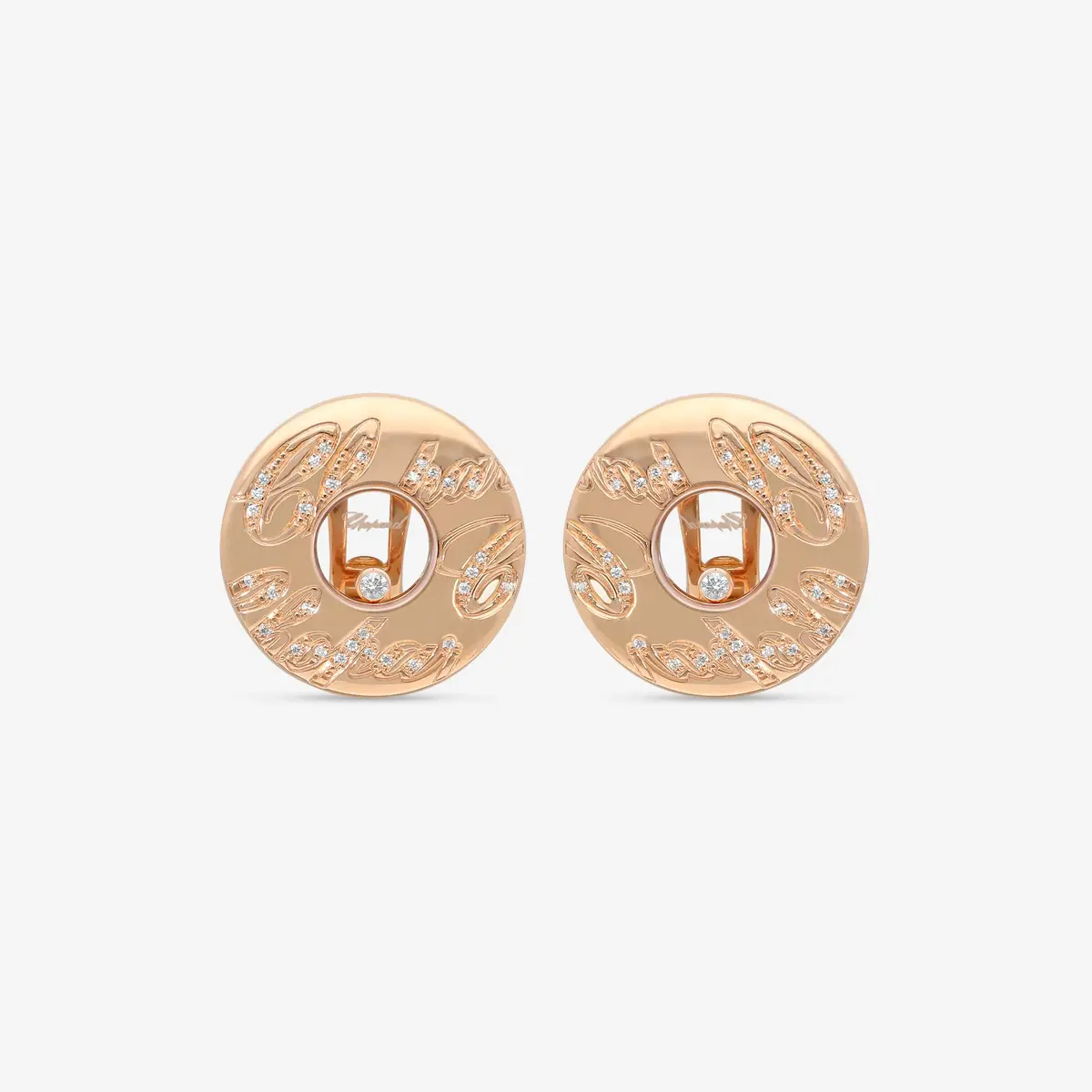 Chopard Chopard Chopardissimo 18K Rose Gold Diamond Earrings by The Solist | Thumbnail 2 Chopard Chopard Chopardissimo 18K Rose Gold Diamond Earrings by The Solist | Thumbnail 2