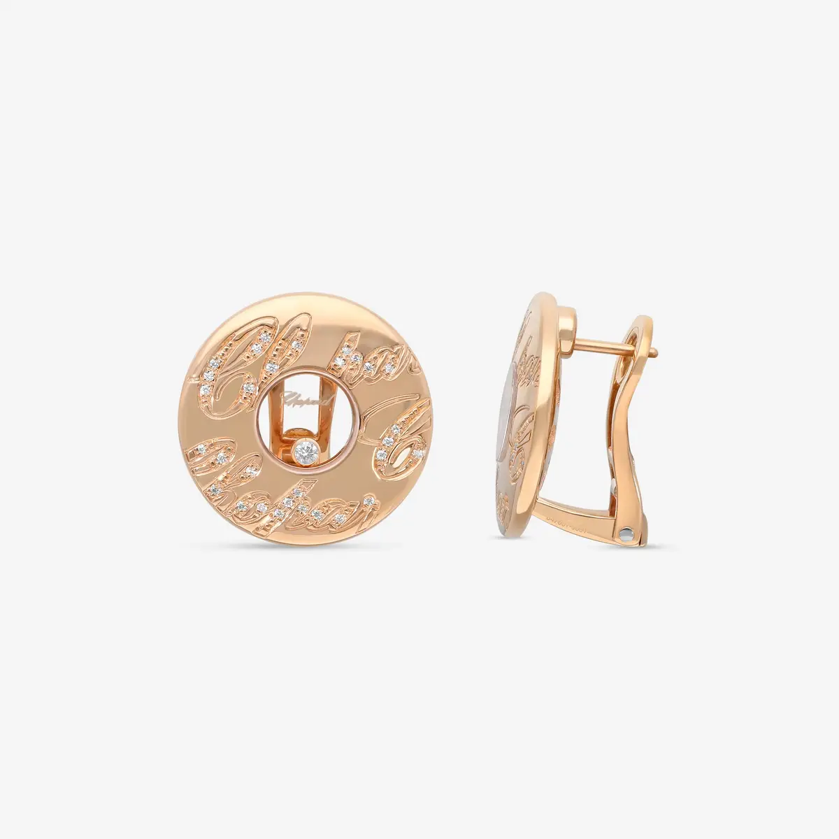 Chopard Chopard Chopardissimo 18K Rose Gold Diamond Earrings by The Solist | Thumbnail 3 Chopard Chopard Chopardissimo 18K Rose Gold Diamond Earrings by The Solist | Thumbnail 3