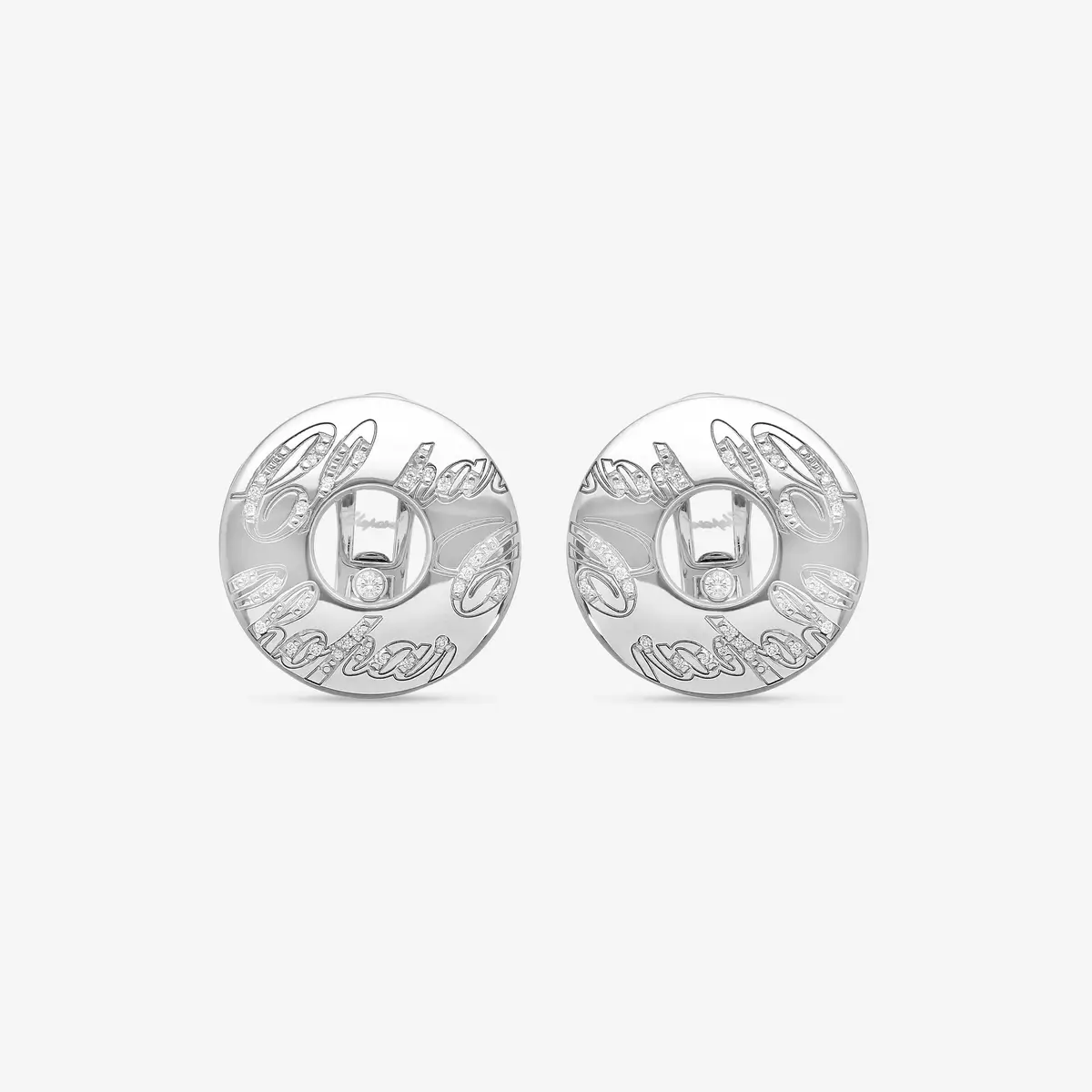 Chopard Chopard Chopardissimo 18K White Gold Diamond Earrings by The Solist | Thumbnail 2 Chopard Chopard Chopardissimo 18K White Gold Diamond Earrings by The Solist | Thumbnail 2