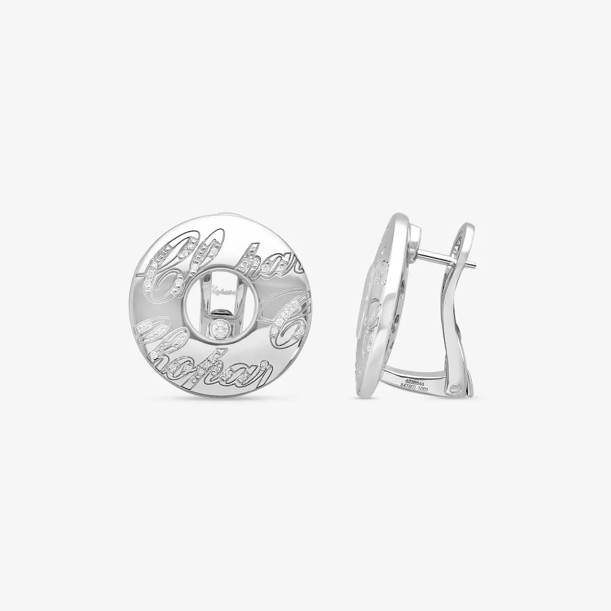 Chopard Chopard Chopardissimo 18K White Gold Diamond Earrings by The Solist | Thumbnail 3 Chopard Chopard Chopardissimo 18K White Gold Diamond Earrings by The Solist | Thumbnail 3