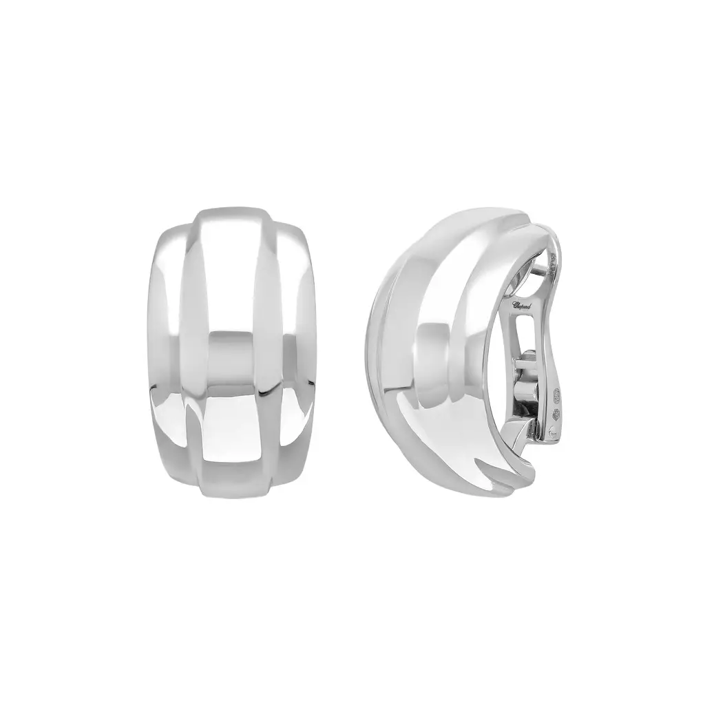 Chopard Chopard La Strada 18K White Gold Hoop Earrings by The Solist