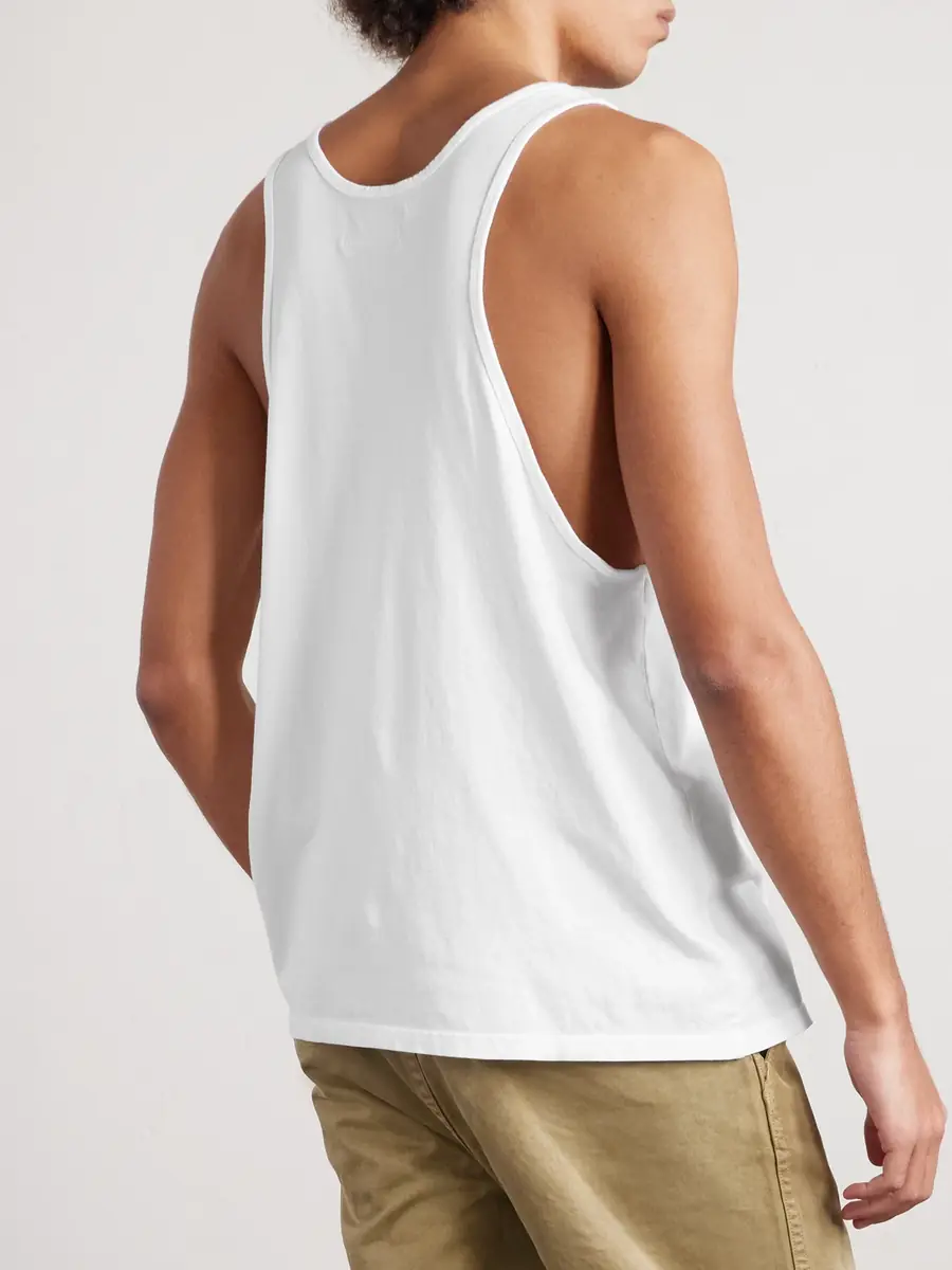 Les Tien Lightweight Combed Cotton-Jersey Tank Top - Men | Thumbnail 4
