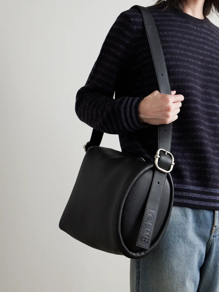 Loewe Loop Medium Logo-Debossed Leather Bucket Bag - Men | Thumbnail 2 Loewe Loop Medium Logo-Debossed Leather Bucket Bag - Men | Thumbnail 2