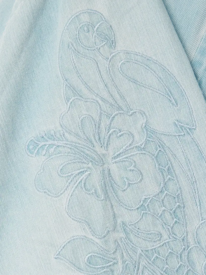 Zimmermann Daylight Broderie Anglaise Denim Shirt | Thumbnail 5