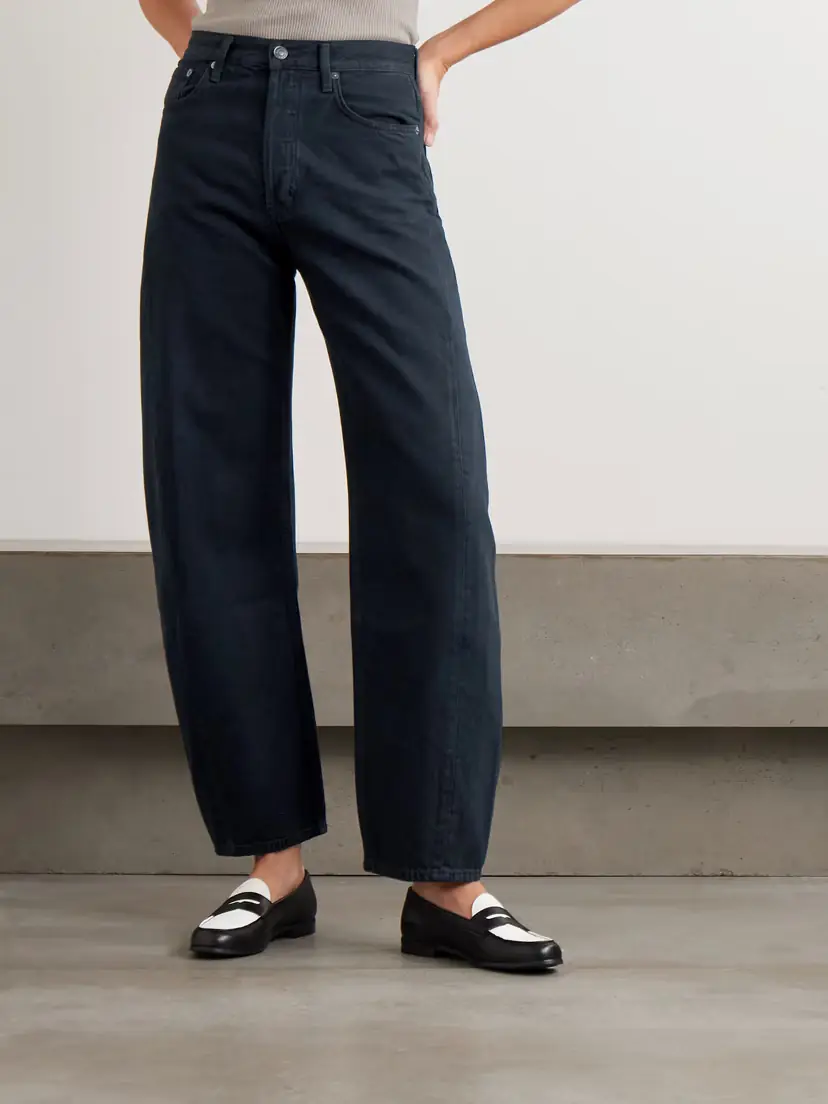 AGOLDE Luna Pieced High-waist Tapered Jeans | Thumbnail 3 AGOLDE Luna Pieced High-waist Tapered Jeans | Thumbnail 3
