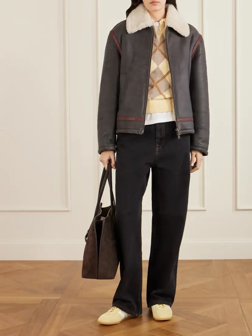 Aimé Leon Dore Printed Shearling Jacket | Thumbnail 2