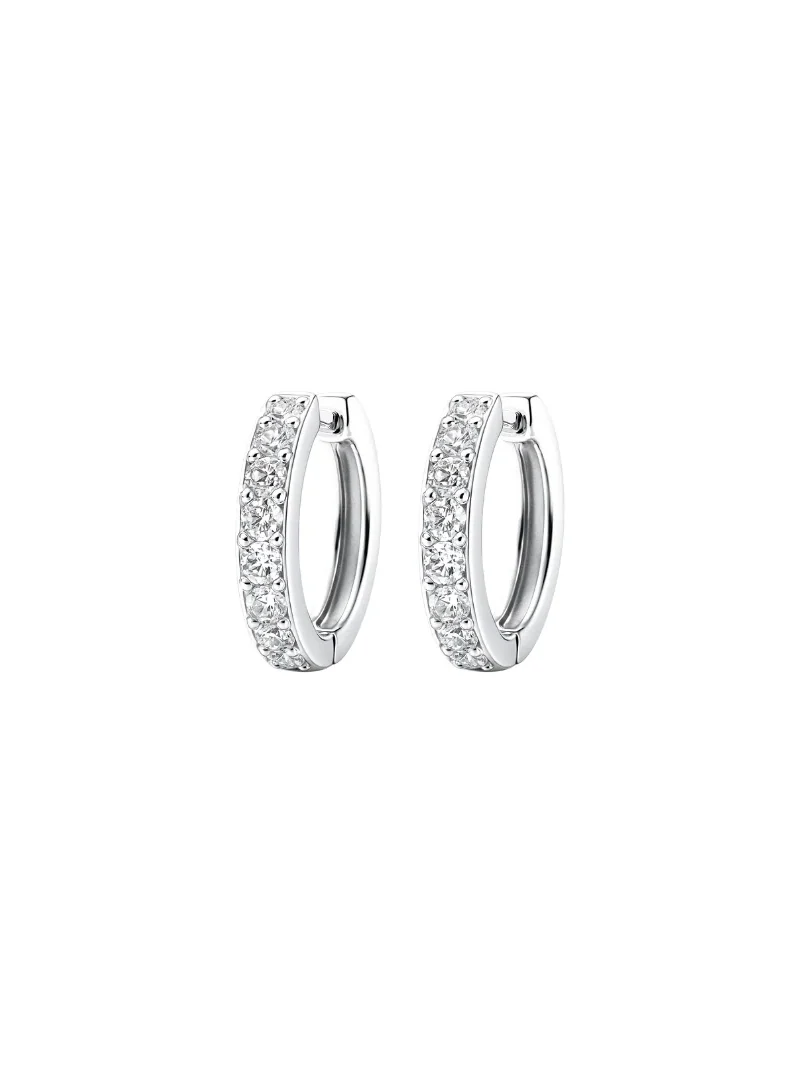0.50ct Diamond 14k White Gold Hoops 0.50ct Diamond 14k White Gold Hoops