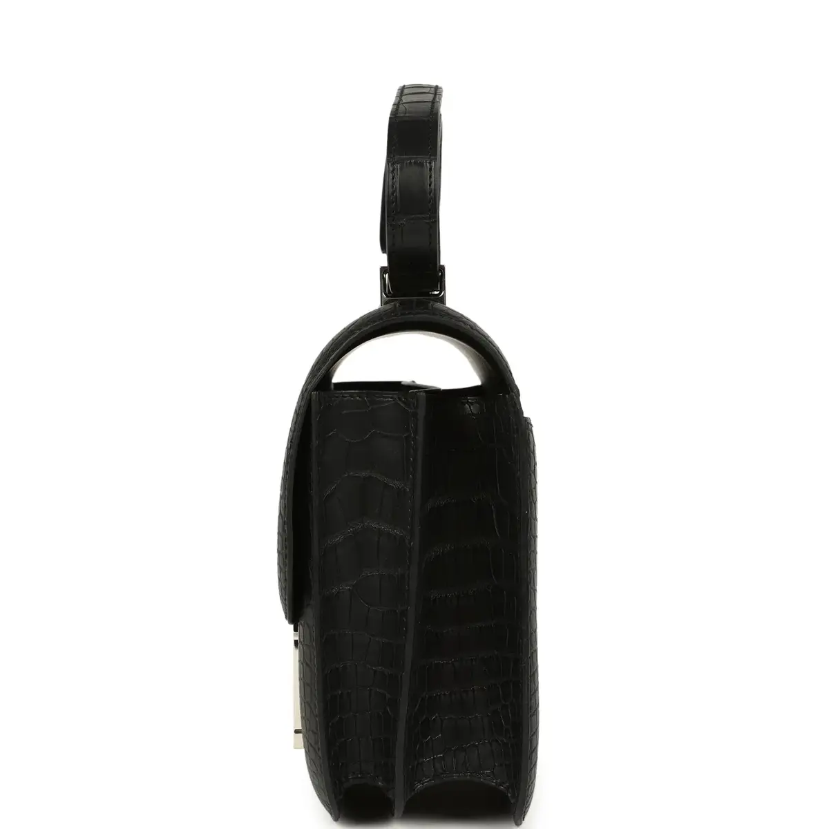 HERMÈS Hermes Constance 24 Black Matte Alligator and Ombre Lizard Marquette Palladium Hardware | Thumbnail 3 HERMÈS Hermes Constance 24 Black Matte Alligator and Ombre Lizard Marquette Palladium Hardware | Thumbnail 3