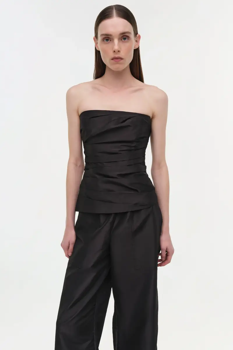 Simkhai Arden Taffeta Pull On Pant | Thumbnail 3 Simkhai Arden Taffeta Pull On Pant | Thumbnail 3
