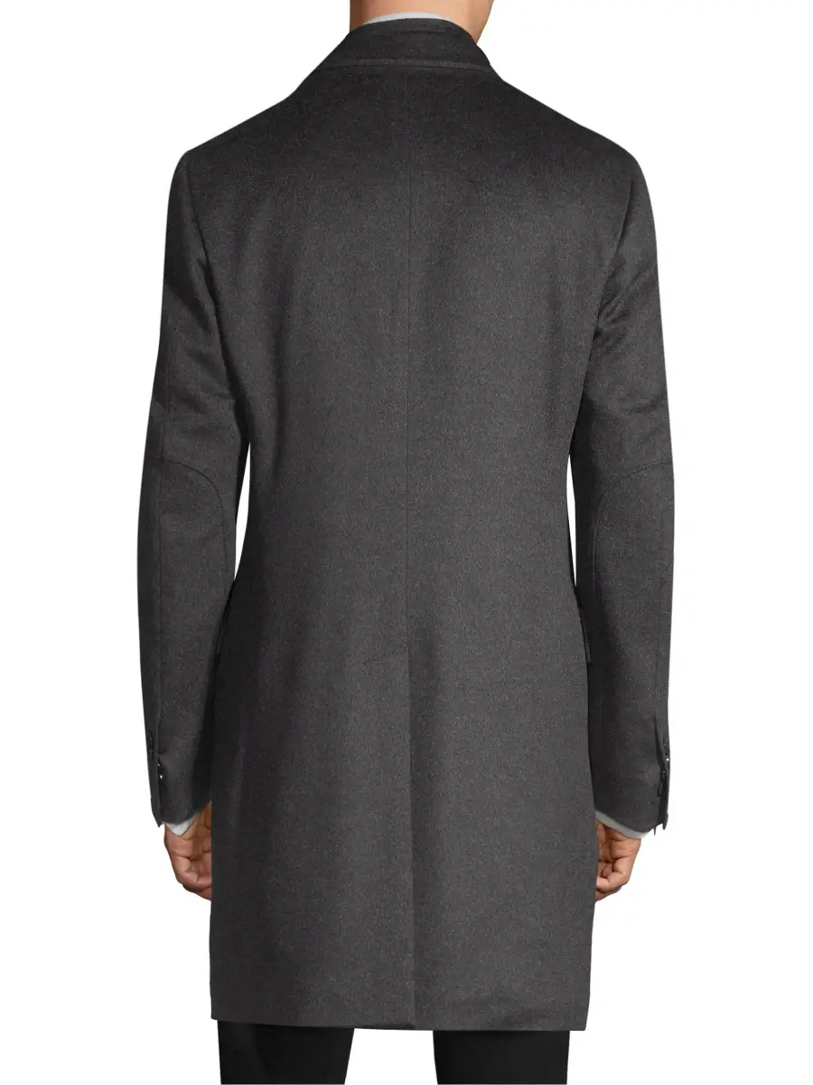 CORNELIANI Men's Char ID Topcoat | Thumbnail 5 CORNELIANI Men's Char ID Topcoat | Thumbnail 5