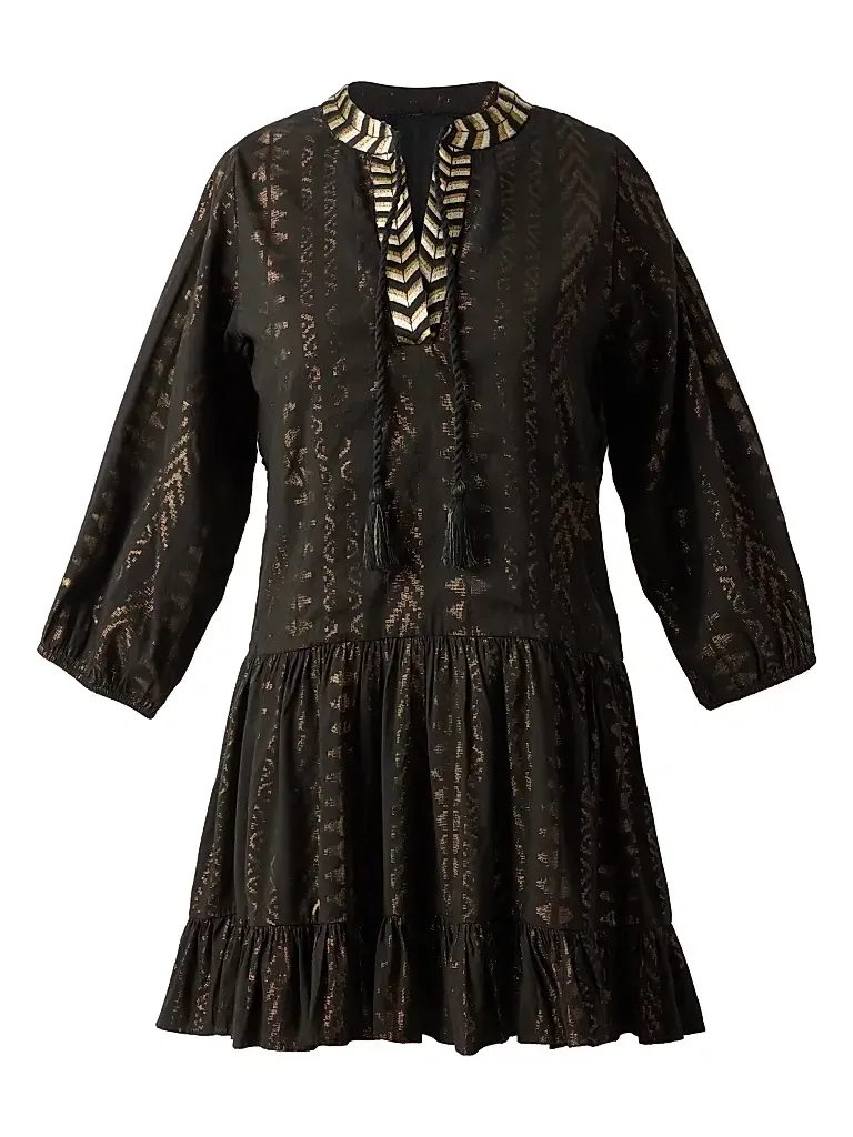 Women's Beach Etc. Cotton-Blend Jacquard Minidress