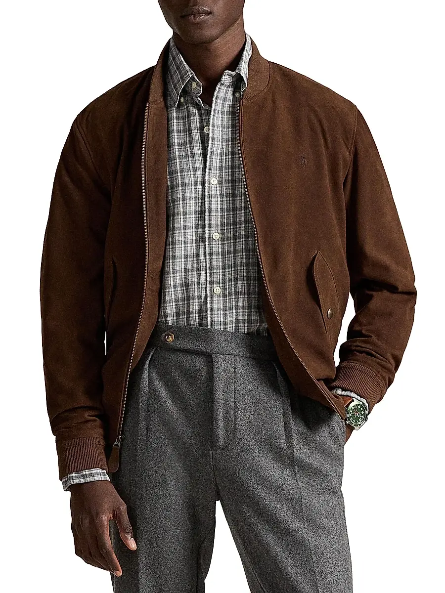 Polo Ralph Lauren Men's Brushed Cotton Oxford Shirt - Grey Heather Multi | Thumbnail 6